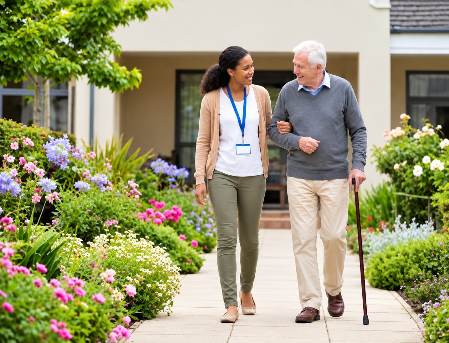 Certified home nurse and patient caretaker providing compassionate care